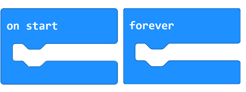 &#x27;On Start&#x27; and &#x27;Forever&#x27; code blocks
