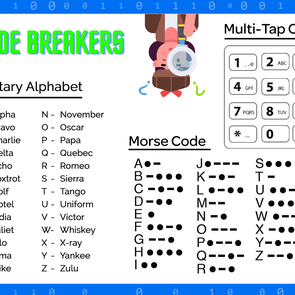 Code Breakers Code Handout