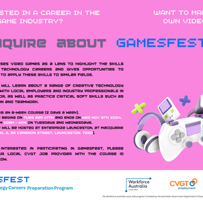 Gamesfest Poster (Launceston)